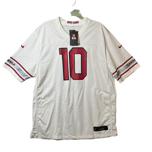Arizona Cardinals Jersey Mens XL White NFL Football DeAndre Hopkins 10 Nike - Picture 1 of 13